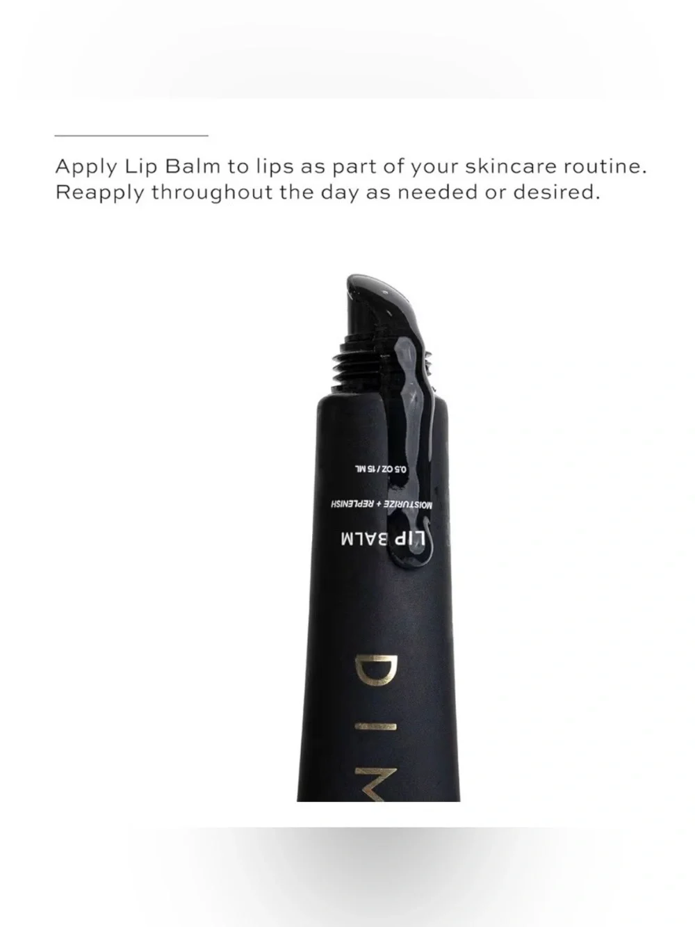 DIME Lip Balm Moisturize + Replenish 0.5 oz / 15 mL New In Box